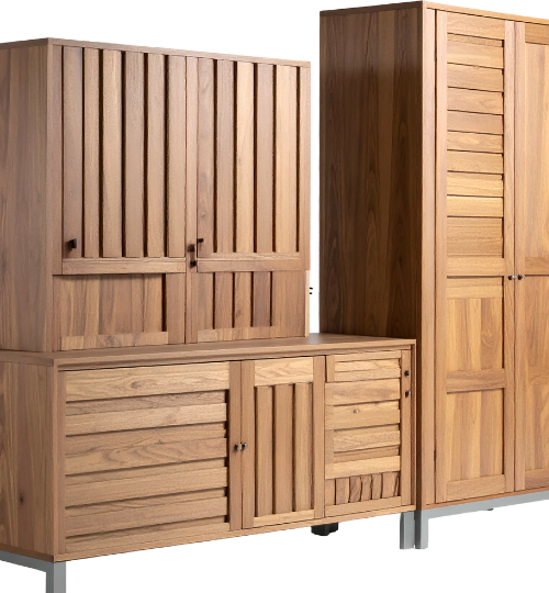 Modular cabinets with smart storage solutions